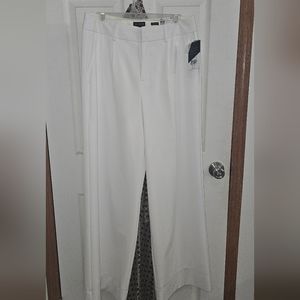 Brand new The Limited size 8  lean bootcut white pants